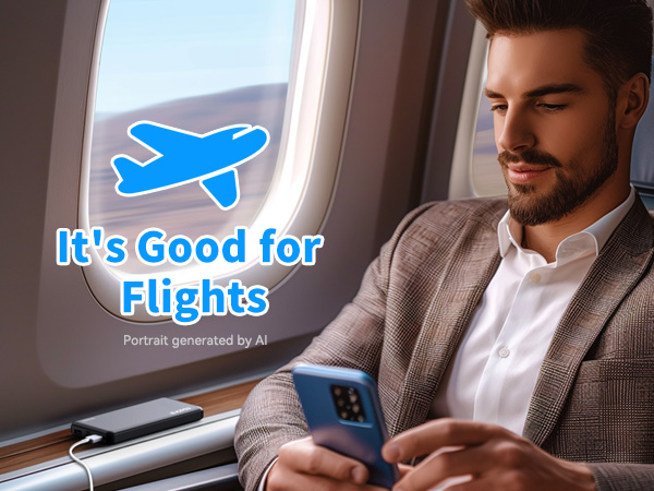 Good for Flights small portable charger
