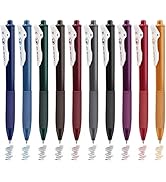 MyLifeUNIT Retractable Gel Pens, Quick Dry Ink Vintage Colors Pens for Journaling, Medium Point (...