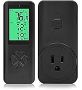 DIGITEN Temperature Controller Wireless Thermostat Outlet Greenhouse Thermostat Wine Cooler Plug-...