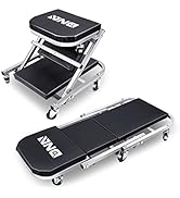 ?DNA MOTORING TOOLS-00185 36 Inches 2 IN 1 Rolling Folding Car Creeper/Seat, 6 Pcs 2" Casters, 15...