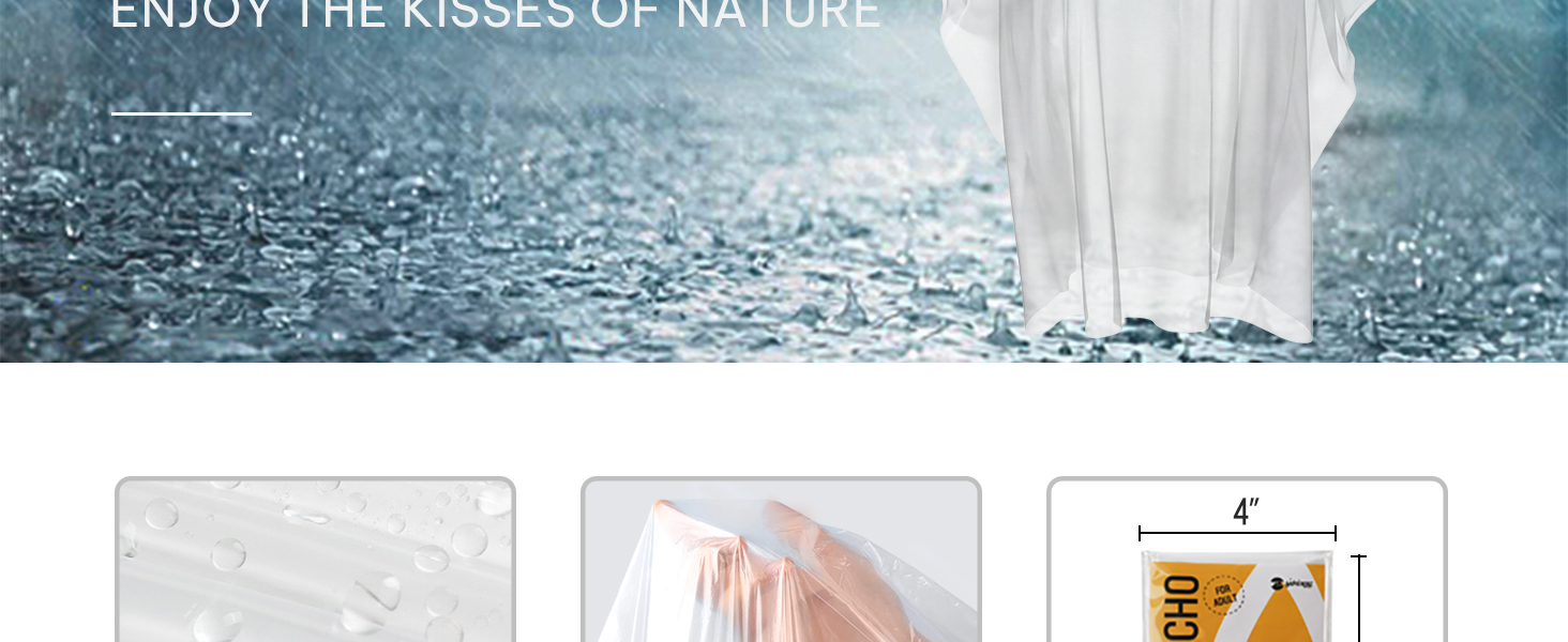 rain ponchos for adults