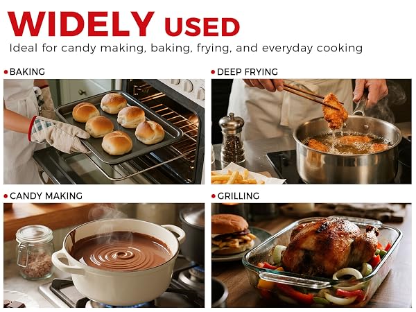 BOMATA Candy Thermometer with Pot Clip