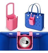 ProtectHobby Cup Holder for Bogg Bag, Silicone Drink Holder with Installation Buckle, Water Bottl...