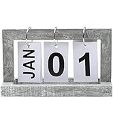 MITREL Desk Calendars for Office Flip Calendar,Perpetual Desktop Calendar 2024 Cute Small Flip Ca...