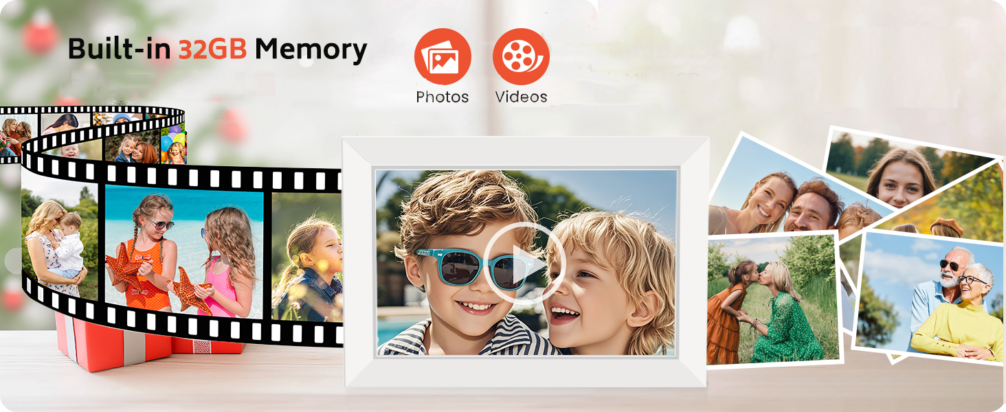 Miroir 10.1 Inch WiFi Digital Photo Frame frameo digital picture frame
