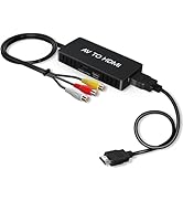 DigitPro RCA to HDMI Converter, AV to HDMI Converter Adapter, Composite to HDMI Converter, Wii/PS...