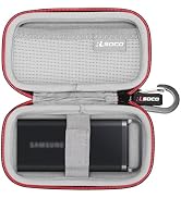 RLSOCO Hard Case for Samsung T5 EVO Portable SSD 2TB/4TB/8TB External Solid State Drive & Works w...