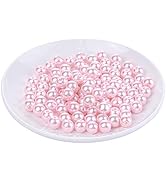 Weebee 200Pcs Glass Pearl Beads Assorted Colors Loose Spacer Round Czech Tiny Satin Luster Handcr...
