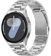 Suphart Metal Bands Compatible with Samsung Galaxy Watch 7 6 5 4 FE Band 44mm 40mm/Galaxy Watch 6...