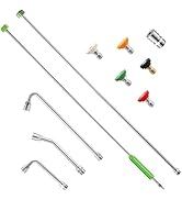 JOEJET Pressure Washer Extension Wand, 120” Power Washer Wand Extension with Molded Grip, Pressur...