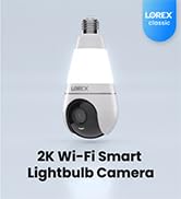 Lorex 2K Wi-Fi Smart Lightbulb Camera