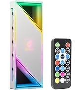 upHere ARGB PWM Fan Hub Controller - 1 to 12-Port Fan Splitter, Infinity Mirror Design, Buck Spee...