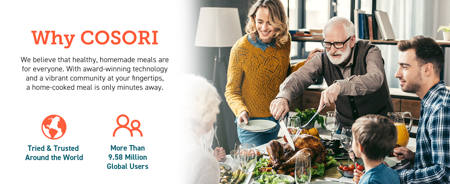 CP168 AIR FRYER COSORI The reasons why you can trust cosori
