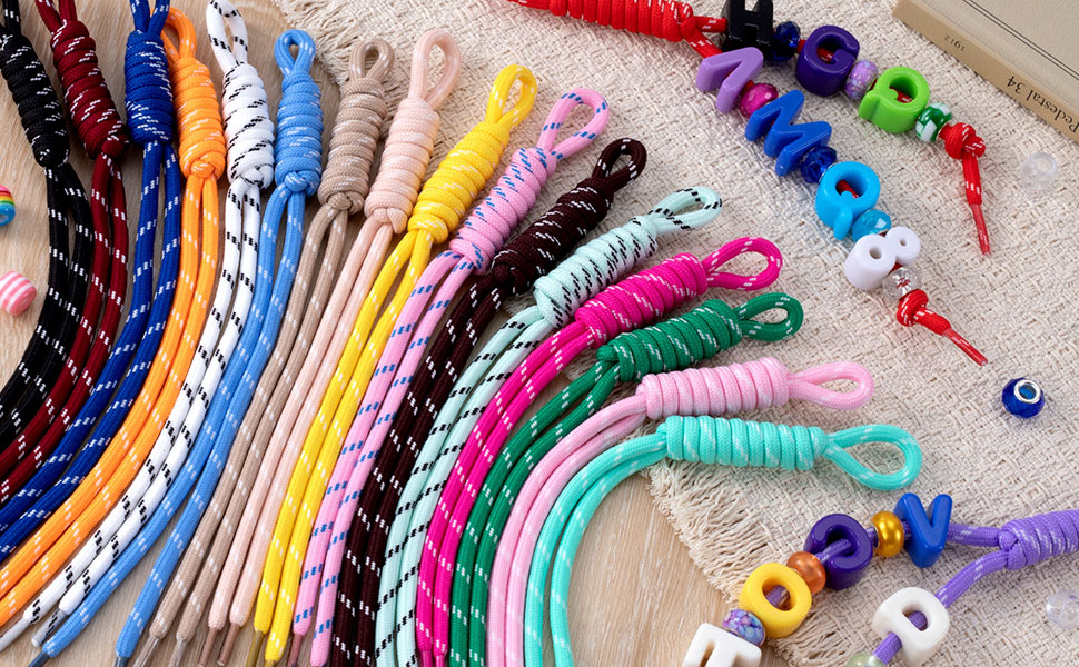 CTEAKOP 18 Pcs Rope Keychain