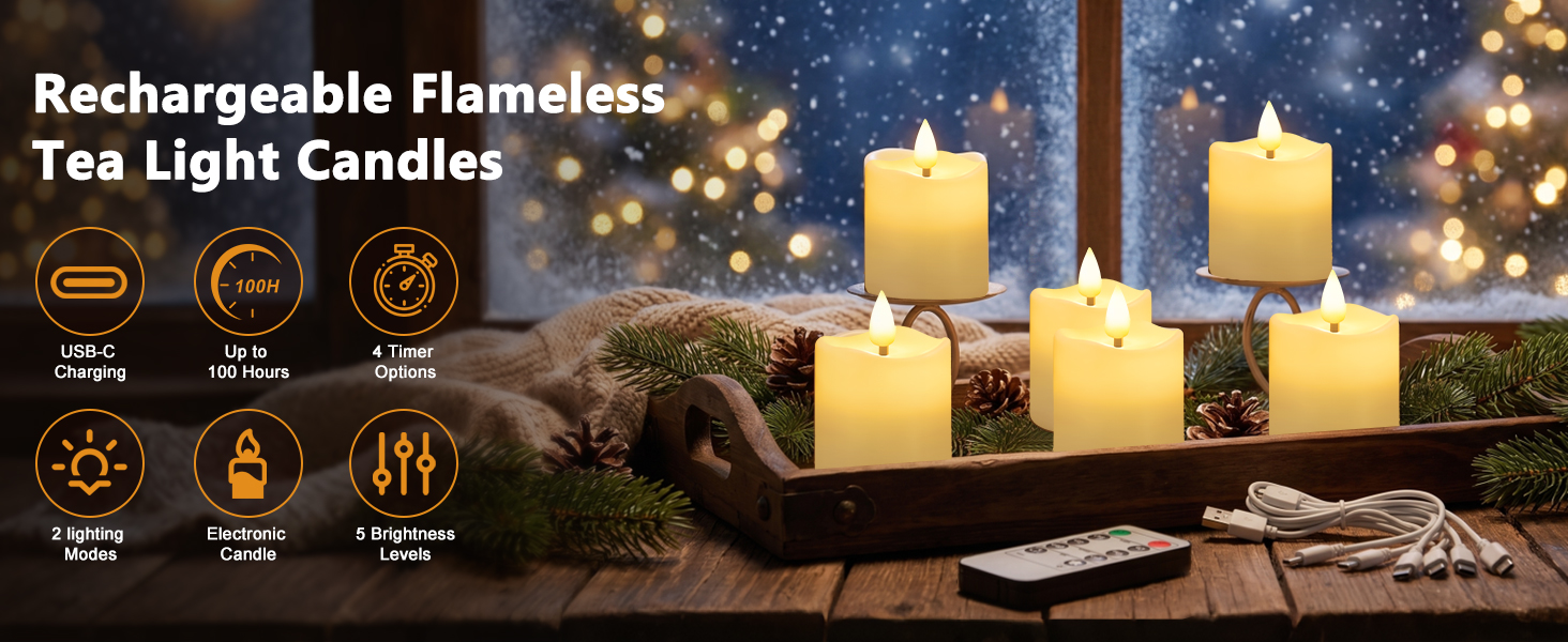 flameless tea lights