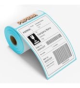 PAPRMA Direct Thermal Label Roll Shipping Labels 4” x 6” Thermal Printer Paper - Zebra Rollo Comp...