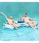 Sunrio 2024 New Upgrade River Floats for Adults Heavy Duty Pool Floats River Tube Lake Floats for...