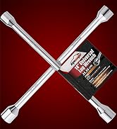 EPAuto 14" Heavy Duty Universal Lug Wrench, 4-Way Cross Wrench