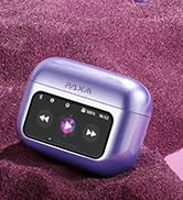 Stylish Open Ear Clip On Earbuds with Removable Butterfly Earring, Clip On Headphones with LCD To...