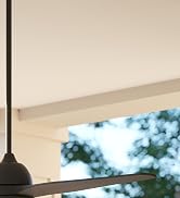 Inlight 60 IN. Integrated LED Indoor and Outdoor Black AC Motor Ceiling Fan with Light and Remote...