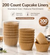 Natural cupcake liners
