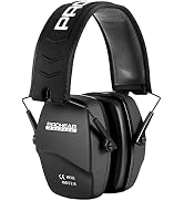 PROHEAR 016 Ear Protection Safety Earmuffs for Shooting, NRR 26dB Noise Reduction Slim Passive He...