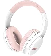 AMORNO Bluetooth Headphones Over Ear, 110 Hours Playtime Wireless Headphones with Mic, Foldable A...