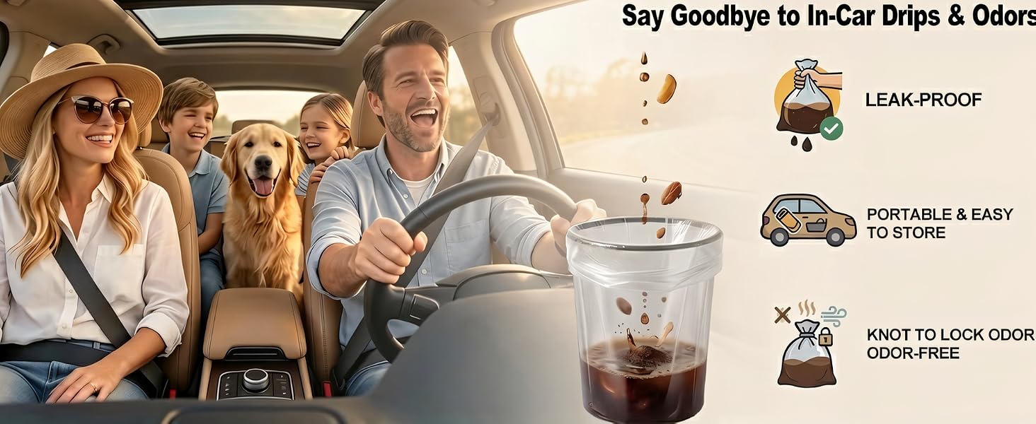 trash bags for car