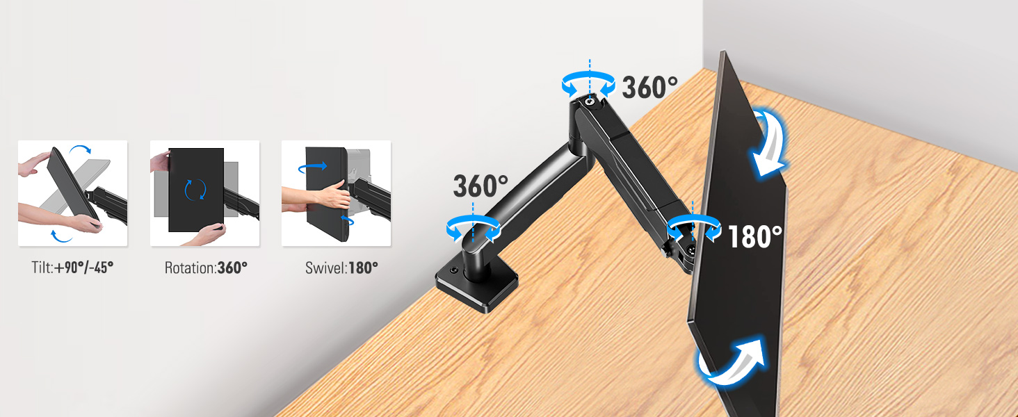 single monitor mount
