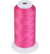 Simthread 100% Cotton Thread 1641 Yards Fuchsia for Sewing Quilting