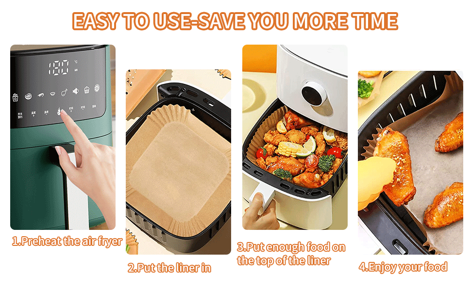 Air Fryer Liners Disposable Square