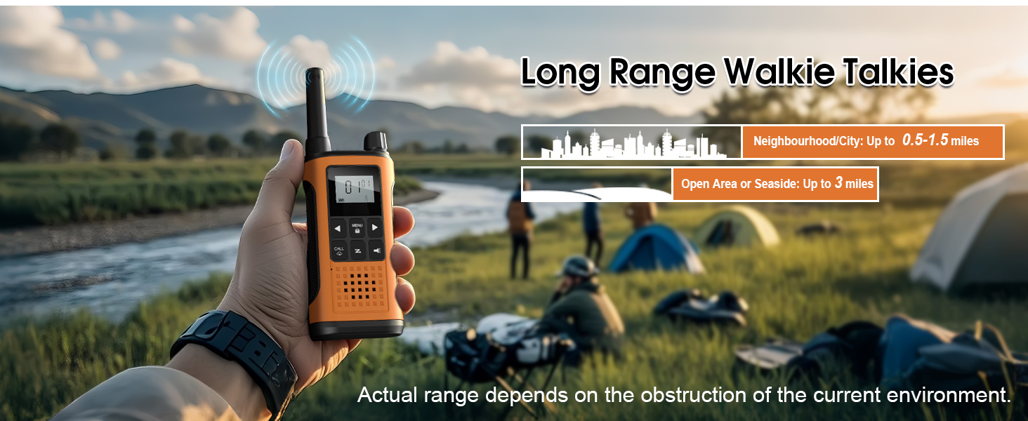 long distance walkie talkies