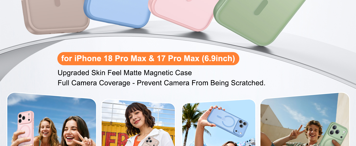 FNTCASE for iPhone 18 Pro Max Case with Full Camera Protection