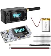 Heltec WiFi LoRa 32 V3 Development Board with Plastic Case 800mAh Battery ESP32 S3 SX1262 Meshtas...