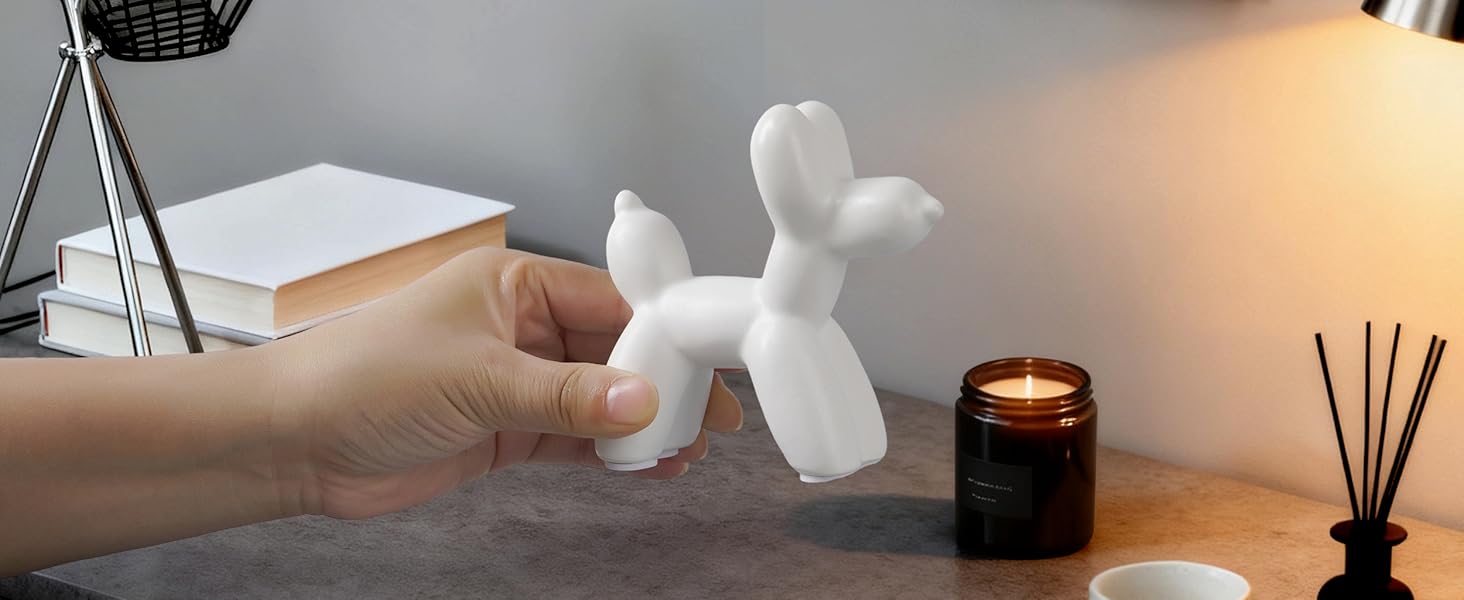 White Balloon Dog