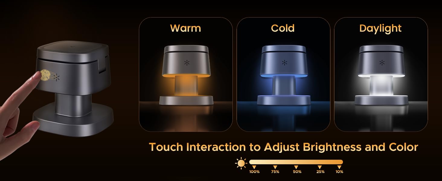 iphone magsafe charger with ajustable Brightness and Color