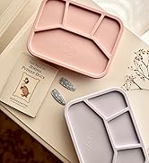 lilac and peach bento