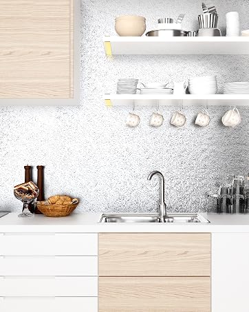 Silver Contact Paper for Kitchen Oil Proof Waterproof