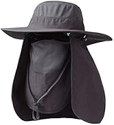 Fishing Hat,Sun Cap with UPF 50+ Sun Protection and Neck Flap,for Man and Women