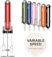 InstaWhisk Upgraded Milk Frother with Variable Speed - Rechargeable Handheld Coffee Frother Wand ...