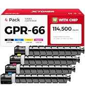 GPR-66 GPR66 Toner Compatible for Canon GPR-66 Toner Cartridge Set 4-Pack High Yield 5753C003AA 5...