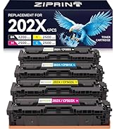 ZIPRINT Compatible Replacement for HP 202X 202A CF500X CF500A Toner Tartridge Compatible for HP C...
