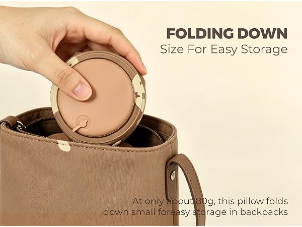 Miffy Press-to-Inflate Travel Pillow