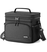 Seeseven Insulated Lunch Bag for Women & Men, Soft Cooler Tote for Work, Office, Travel, Picnic -...
