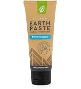 Redmond Earthpaste with Silver - Natural Non-Fluoride Toothpaste, 4 Ounce Tube (Peppermint)