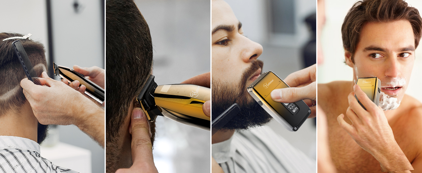 Hatteker Triple Blade Shaver and Hair Clipper 2in1