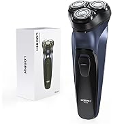 LOBINH Electric Razor for Men with Pop-up Trimmer, 3D Floating Cordless Electric Shaver, Recharge...