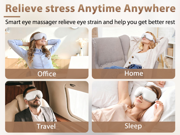 eye massager with heat