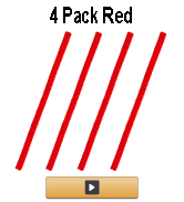 4 Pack Red Oven Rack Shields