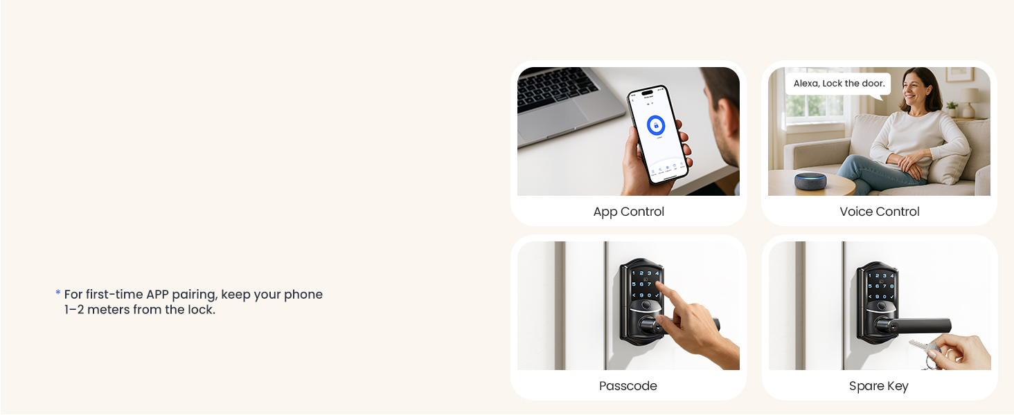 keyless entry door lock